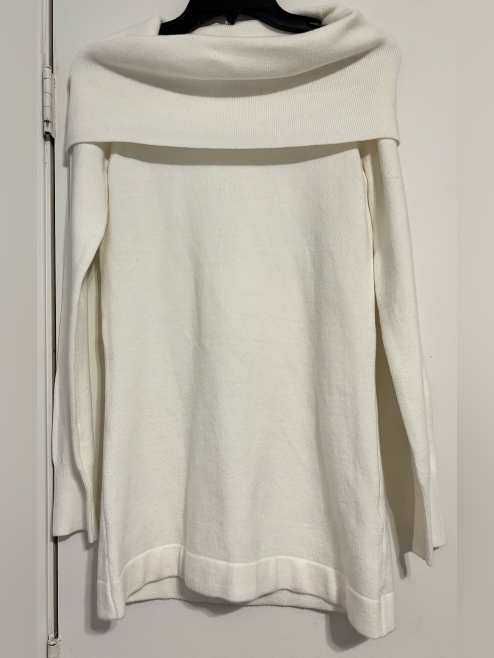 French Connection Off-Shoulder Sweater in Cream